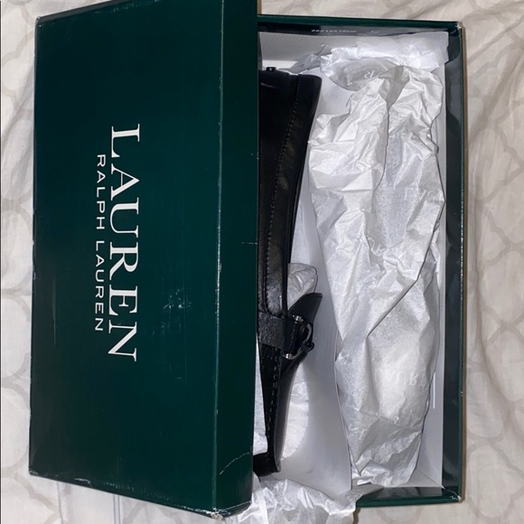 Lauren Ralph Lauren Black Flats - Picture 1 of 4